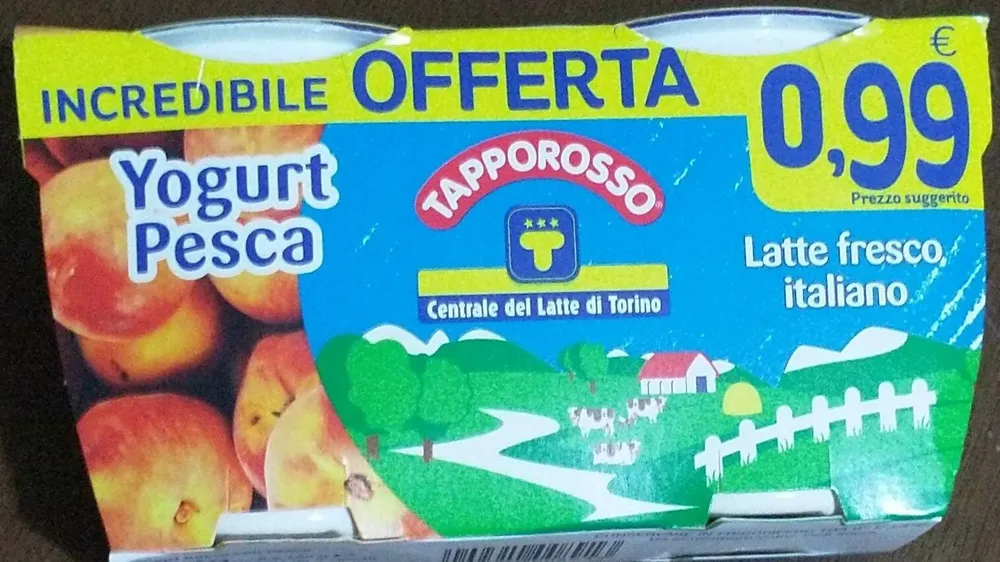 Yogurt intero pesca