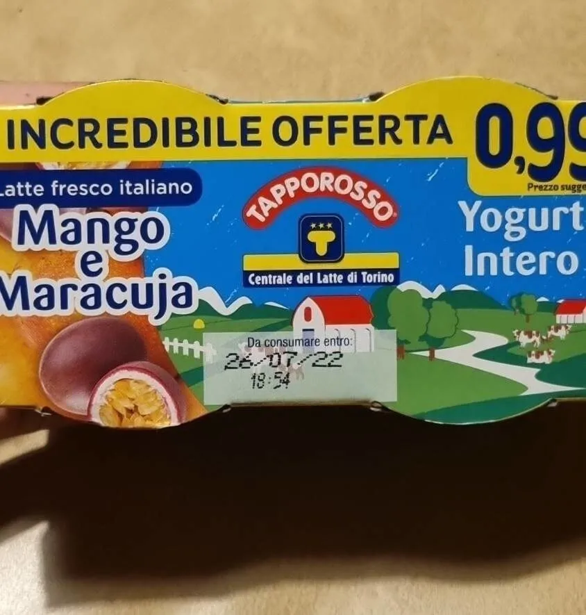 Yogurt Intero Mango e Maracuja
