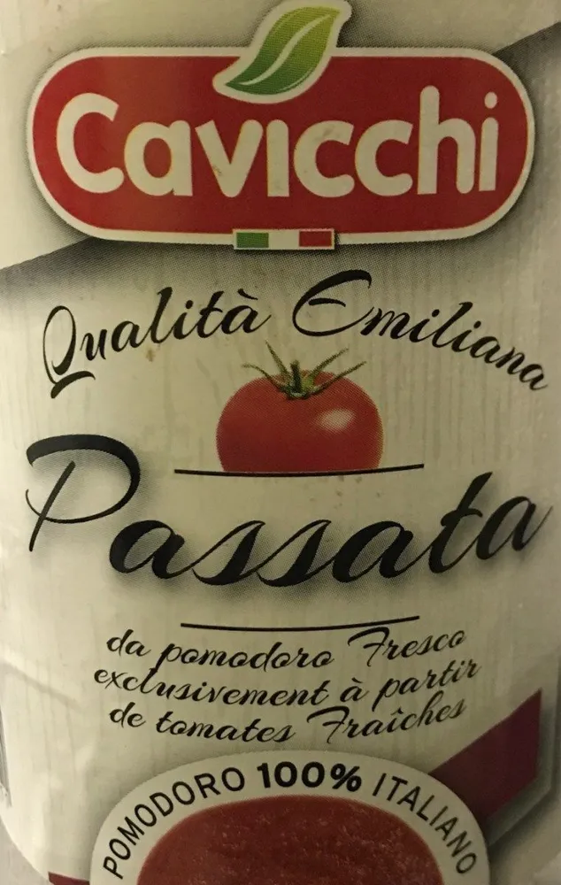 Passata sauce tomate