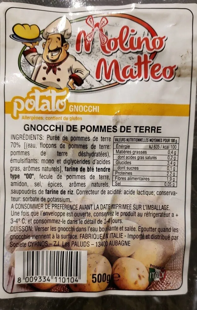 Gnocchi de pomme de terre
