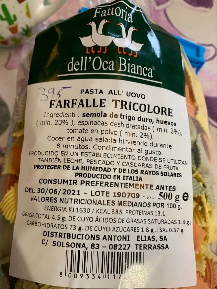 Farfalle Tricolore
