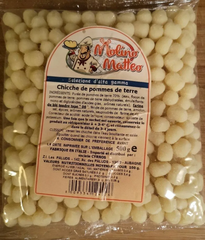 Chicche de pommes de terre