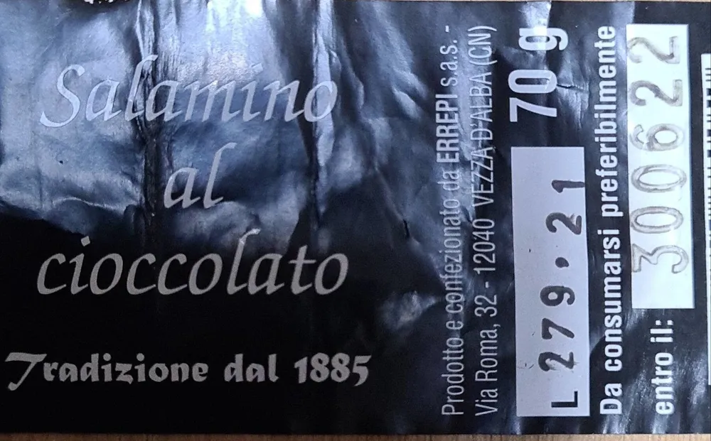 Salamino al cioccolato