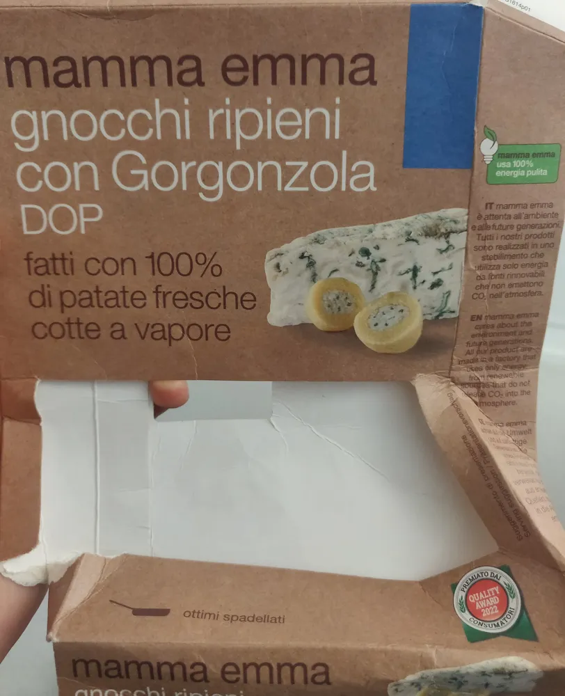 Gnocchi ripieni con Gorgonzola DOP