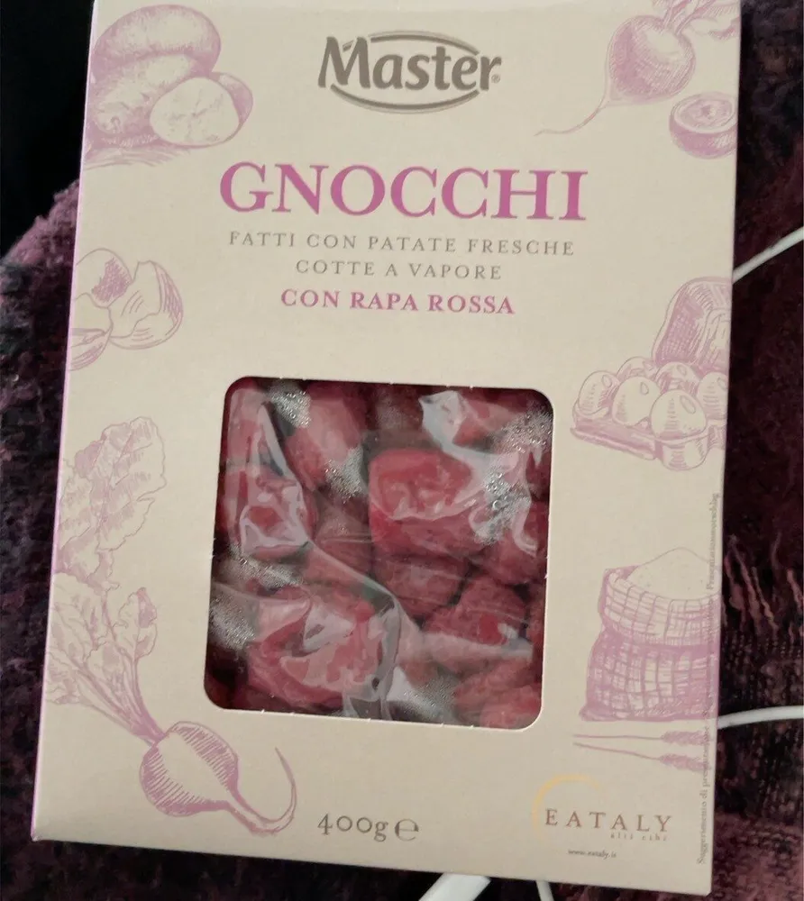 Gnocchi di patate di rapa rossa