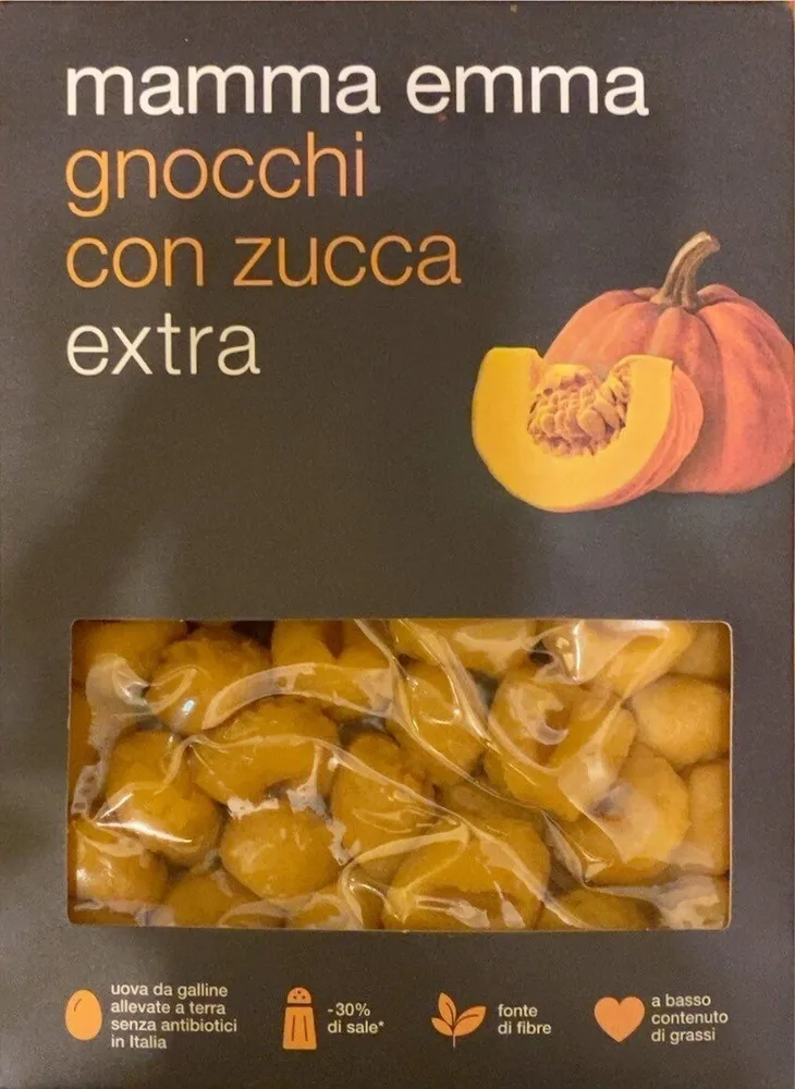 Gnocchi con zucca extra