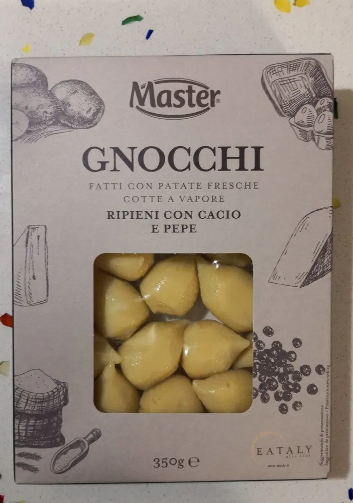 Gnocchi ripieni cacio e pepe