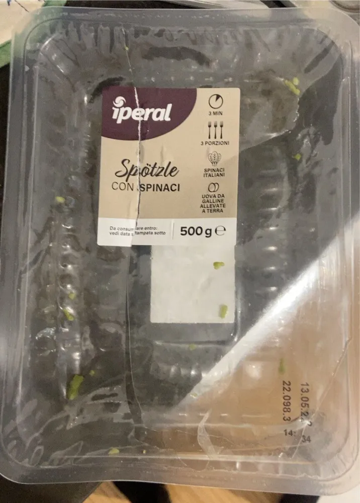 Spatzel con spinaci