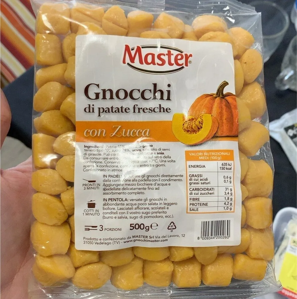 Gnocchi con zucca