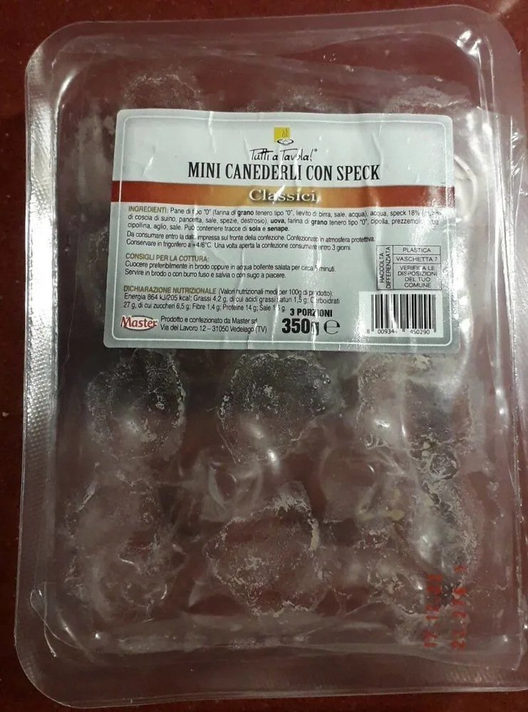 Mini canederli con speck