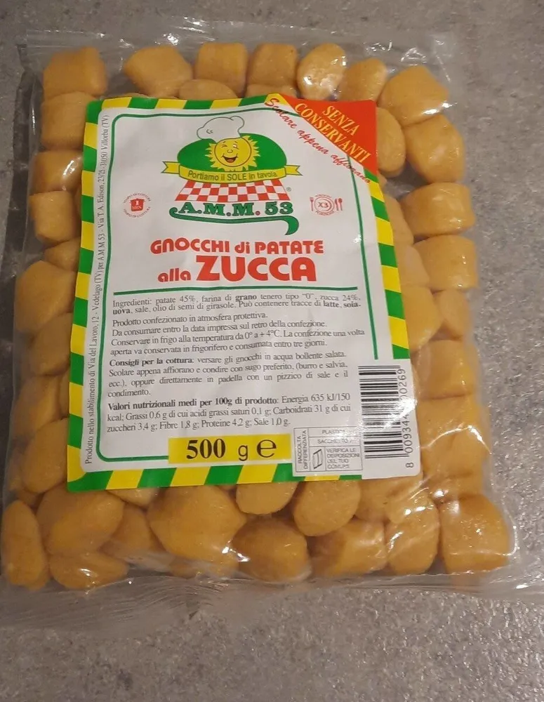 Gnocchi di patate alla zucca
