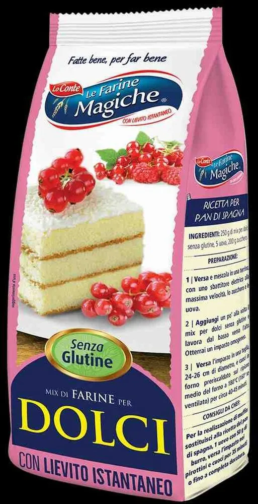 mix di farine per dolci