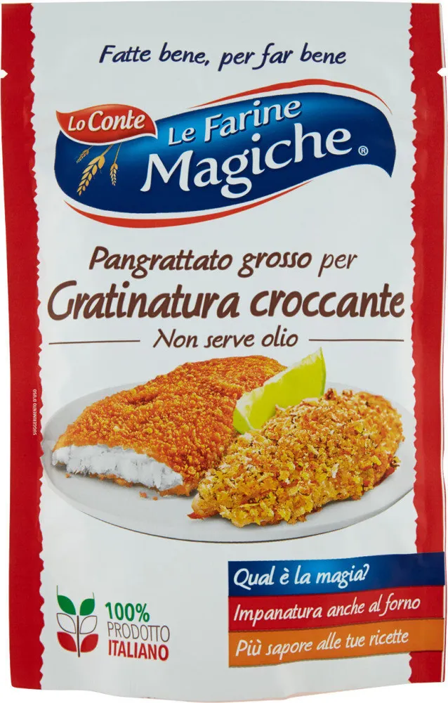 Pangrattato grosso pe gratinatura croccante