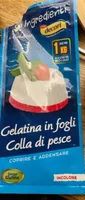 Gelatina in fogli colla di pesce