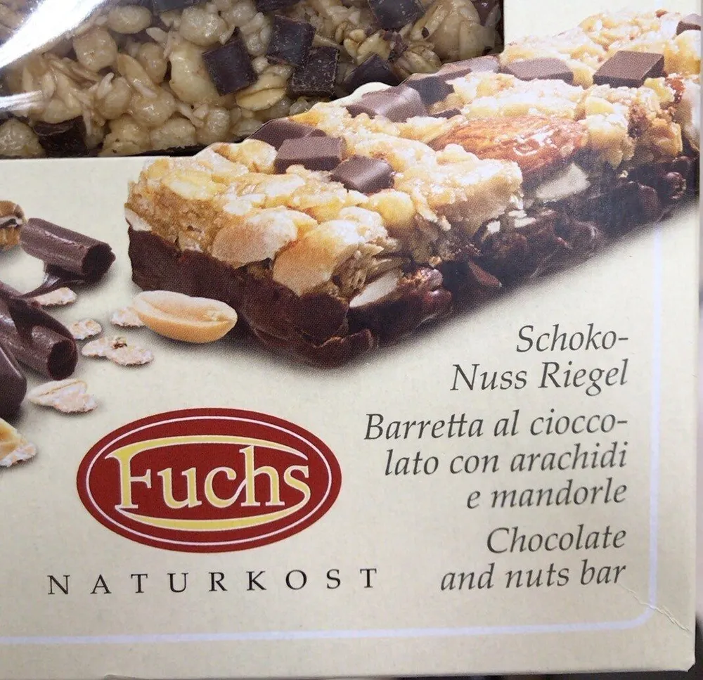 Barretta cioccolato arichidi mandorle