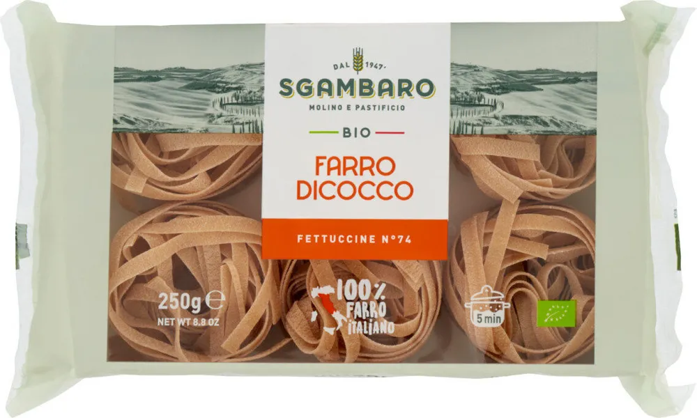 Fettuccine n°74 Farro Dicocco Bio