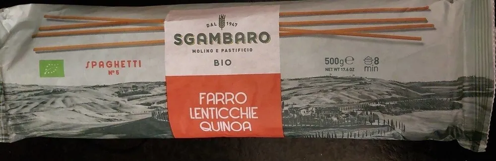 Spaghetti Farro Lenticchie Quinoa
