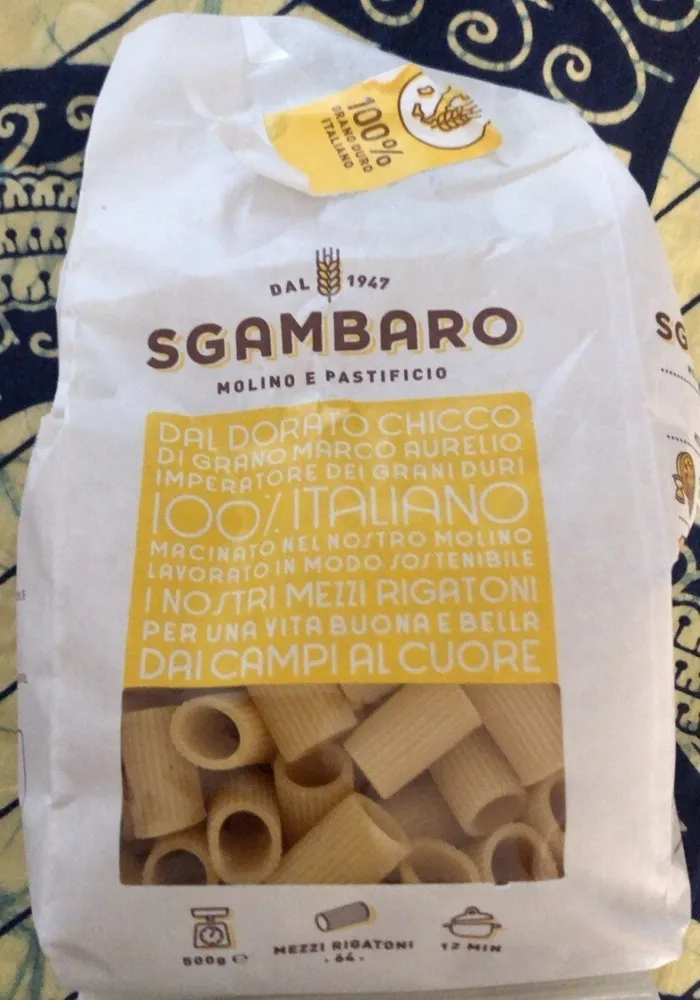 Mezzi rigatoni