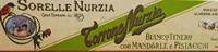 Torrone Sorelle Nurzia bianco tenero con mandorle e pistacchi