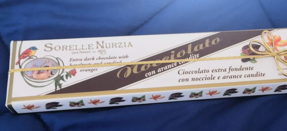 Nocciolato con arance candite