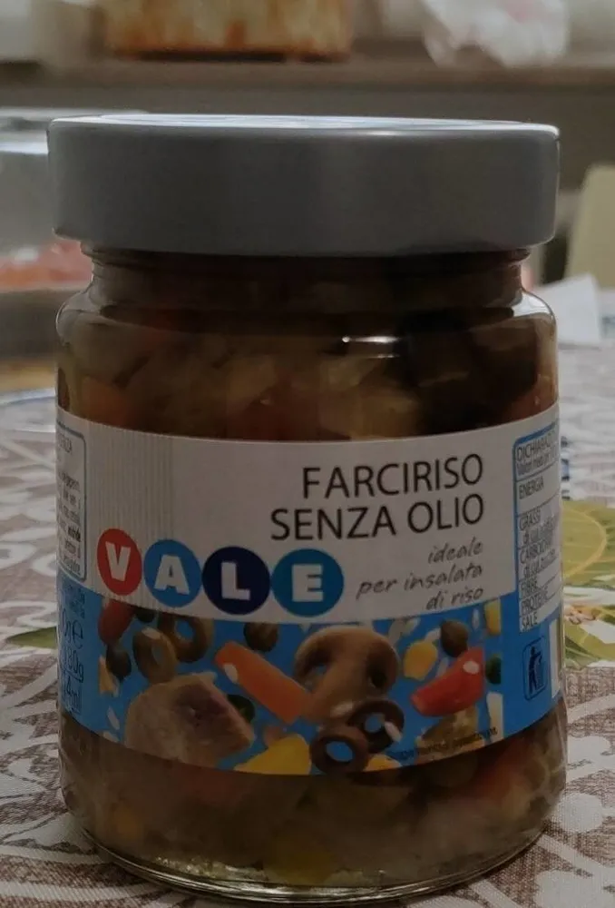 Farciriso senza olio