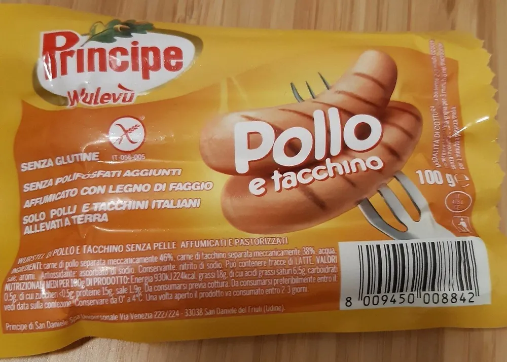 Wurstel pollo e tacchino
