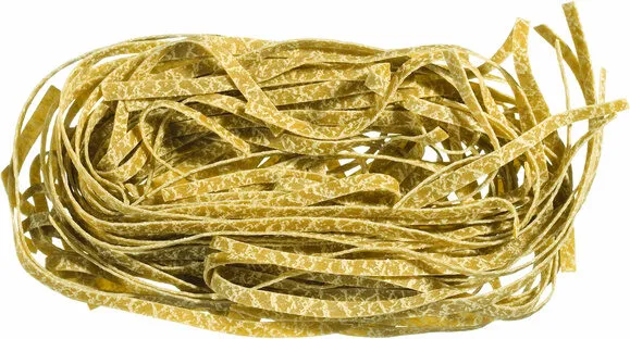 Fettuccine Paglia E Fieno, Bandnudeln, Grün & Gelb