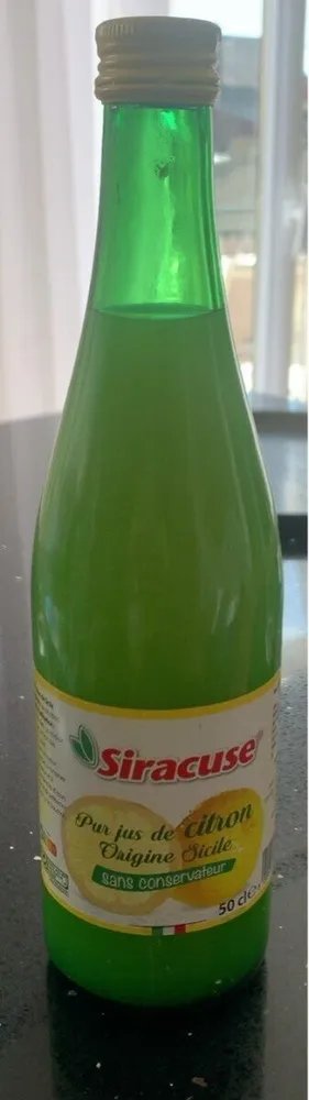 Jus de citron Origine Sicile