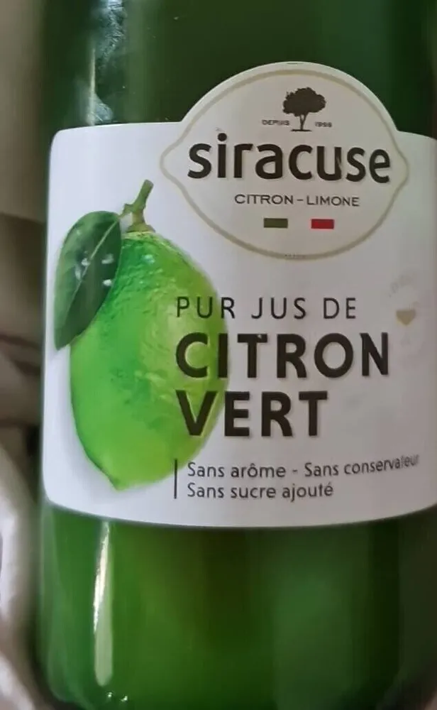 Pur jus de citron vert
