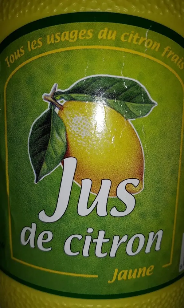 Jus de citron jaune
