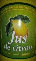 Jus de citron jaune