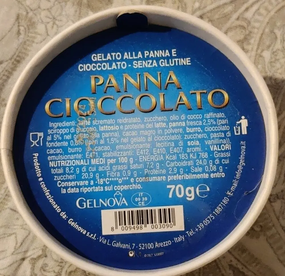 Panna cioccolato