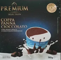 Gelato alla panna e al cioccolato