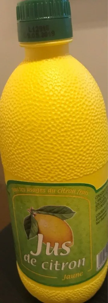 Jus de citron Jaune