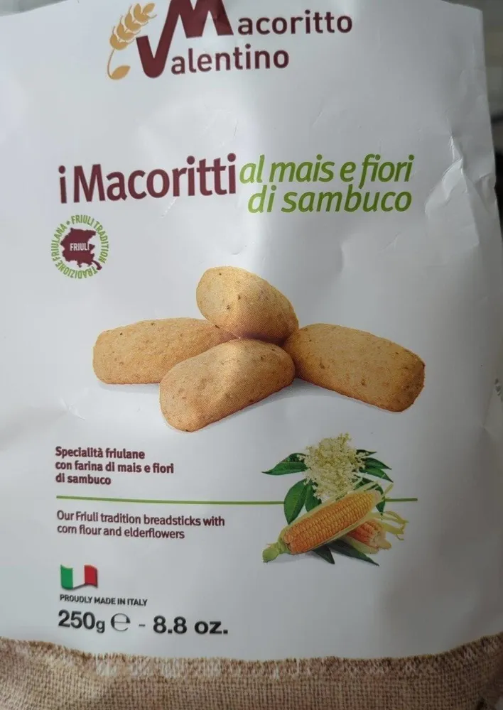 I Macoritti al mais e fiori di sambuco