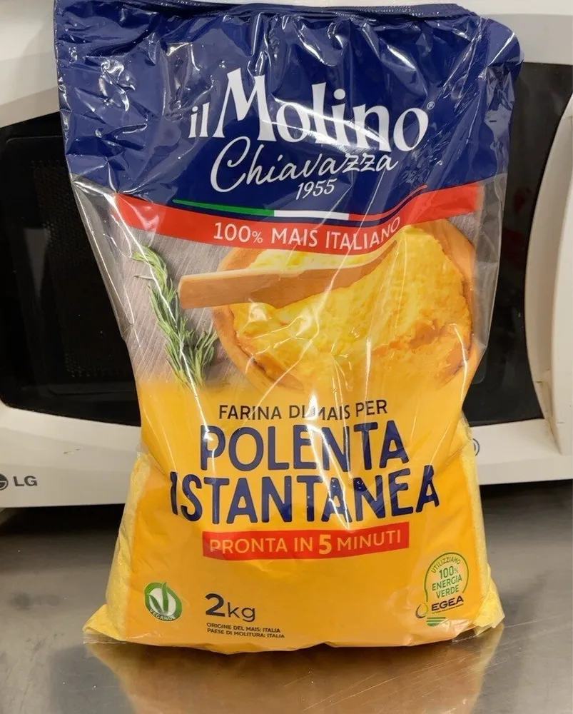 Farina di mais per polenta istantanea