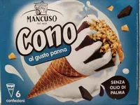 Cono al gusto panna