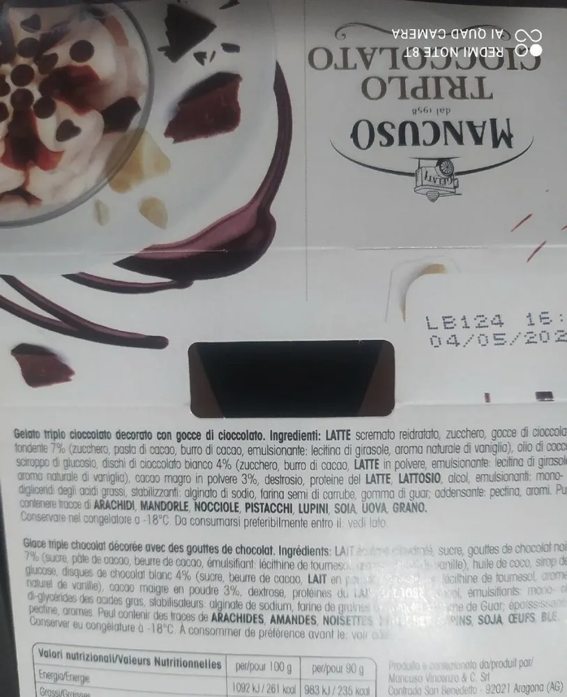 MANCUSO Triplo Cioccolato