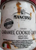 Gelato caramel cookie crunch