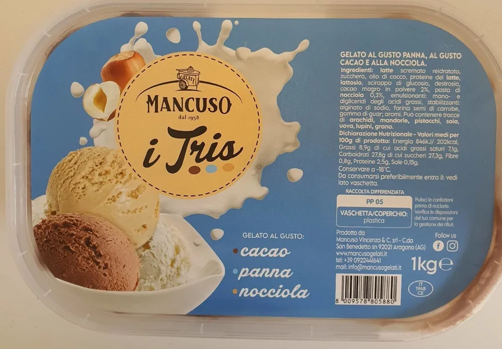 Gelato i tris