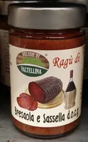 Ragù di bresaola e Sassella docg