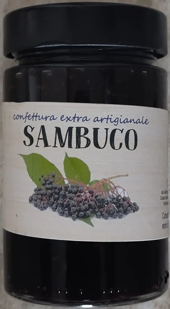 confettura extra artigianale di sambuco