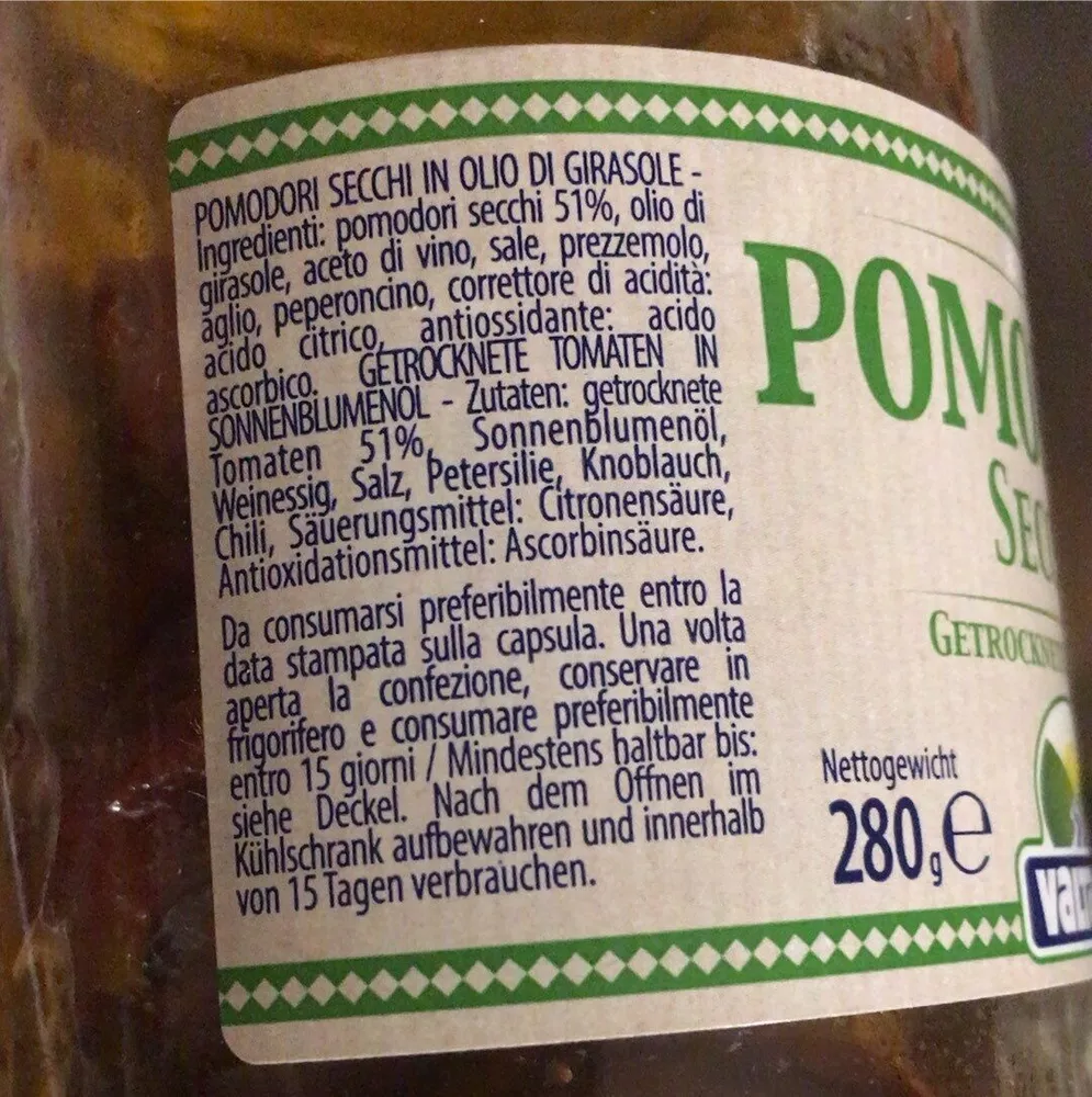 Pomodori secchi