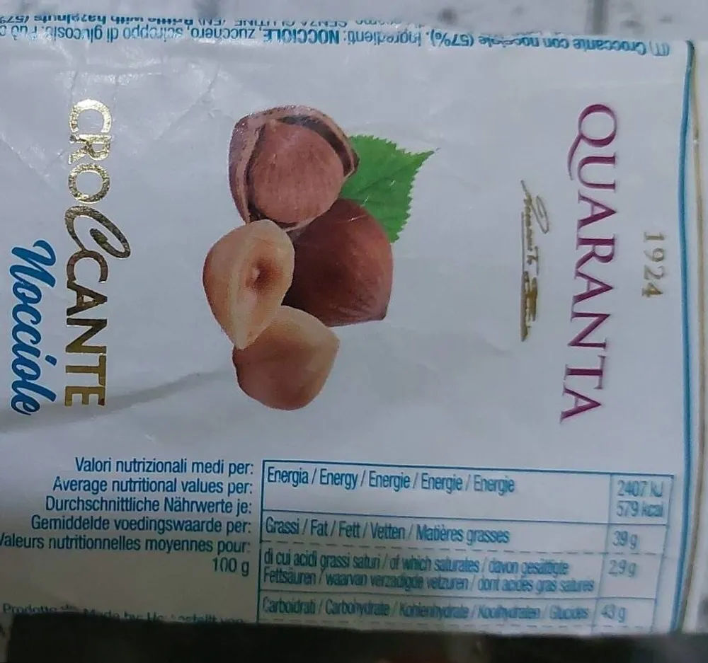Croccante alle nocciole