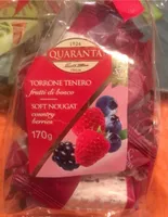 Torrone tenero frutto di bosco