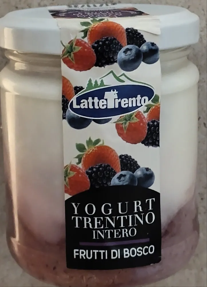 Yogurt Trentino intero frutti di bosco