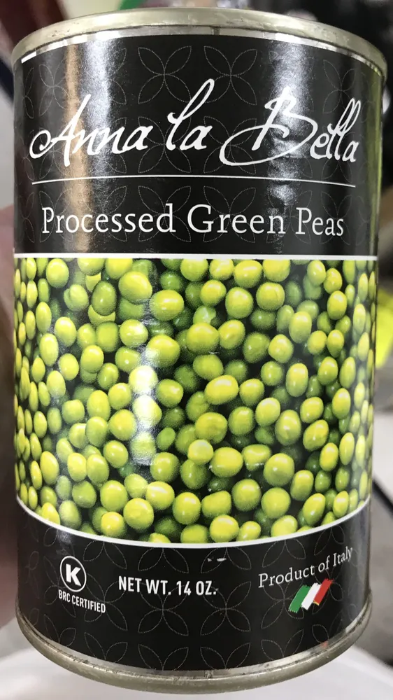 Petits pois regénérés