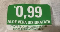 Aloe vera disidratata