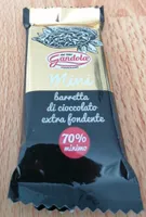Mini barretta di cioccolato extra fondente