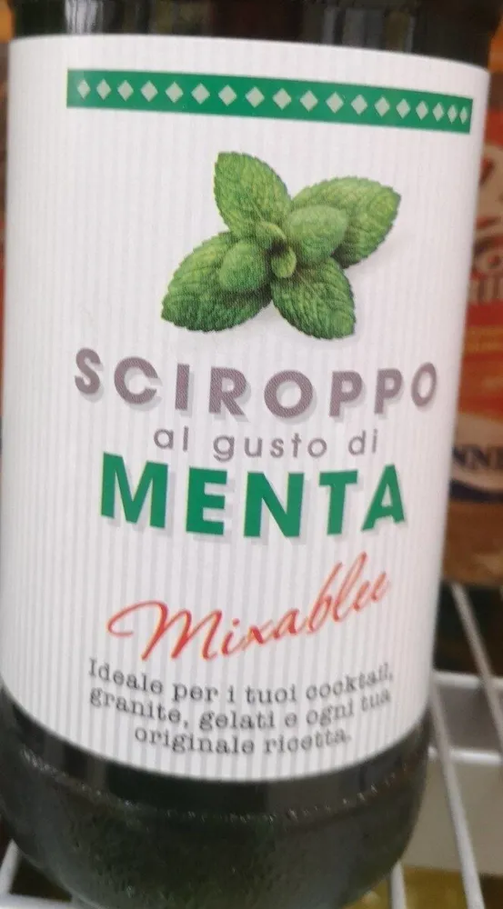 sciroppo al gusto di menta
